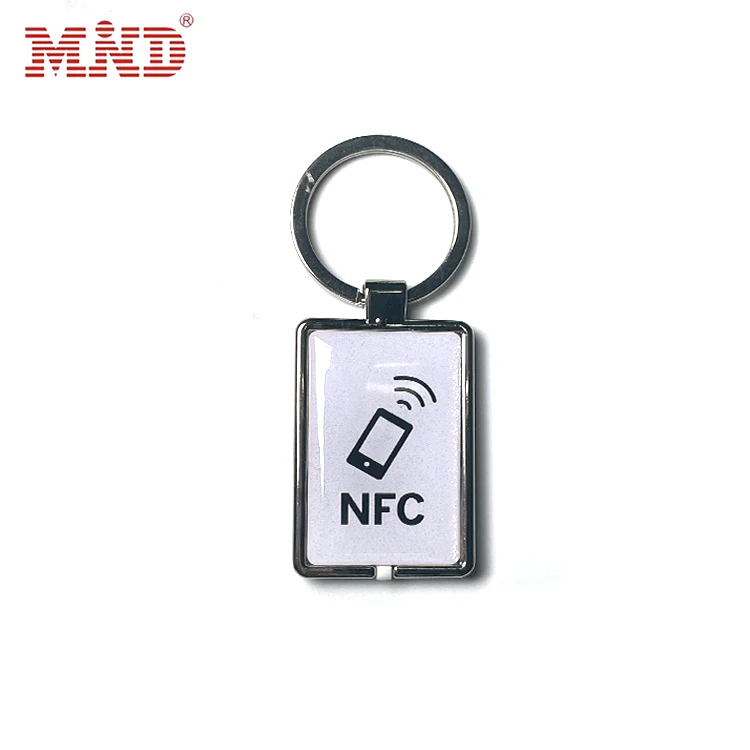 Custom 125khz 13 56MHz Smart Hotel Locks Door Access Control Keyfob RFID Key Tags Epoxy Keychain