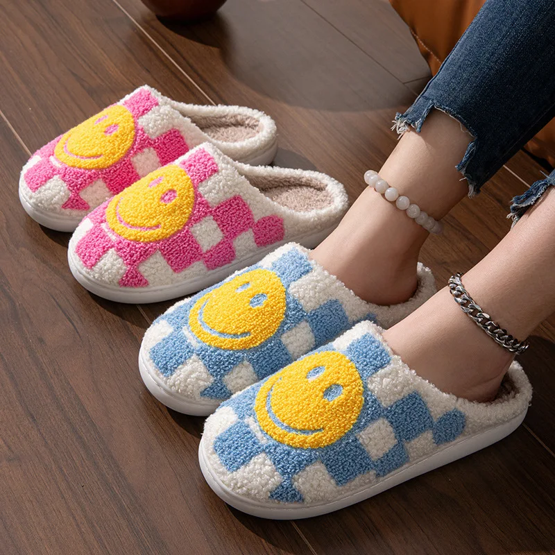 Custom high Quality  Face Slippers Men Women halloween Slippers Pink  Design Shoes Slides big size Slippers