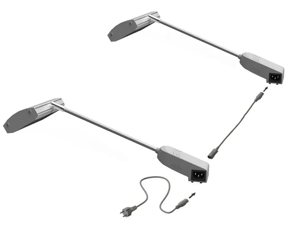
25W Display Banner Stand Spot for Booth Advertising Aluminum Led Trade Show Lamp Expo Backdrop Arm Exhibition Light 
