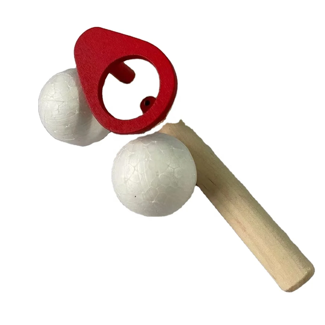 Children Toys Balance Blowing Ball Fun Gadgets Classic Bernoulli Theorem Principle Gadgets Family Wooden Floating Ball Game