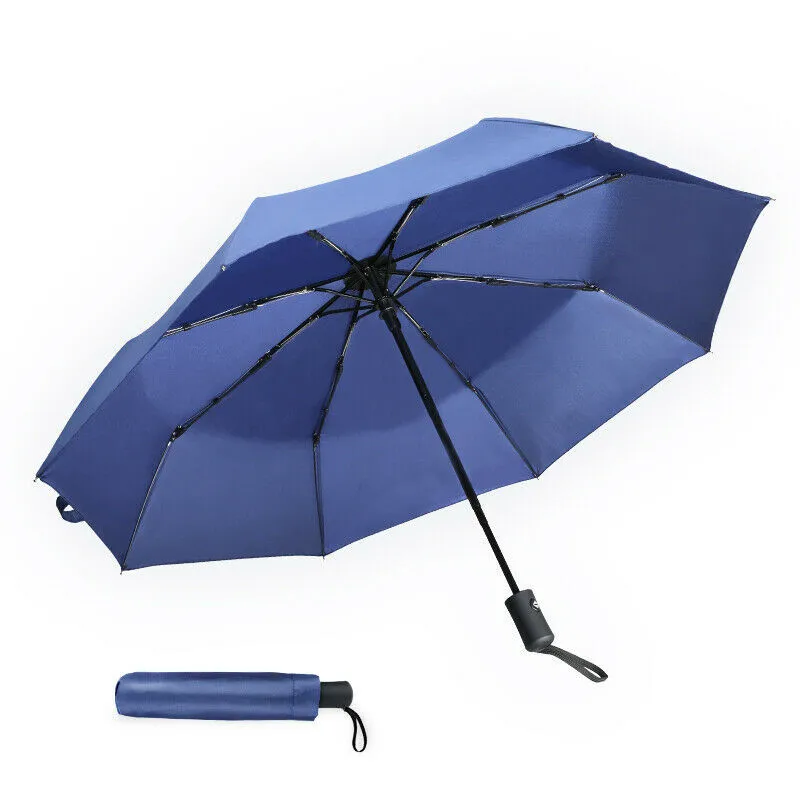 Wholesale High Quality Windproof Advertising Auto Open Auto Close Promotion 3 Fold Umbrellas with Logo Prints