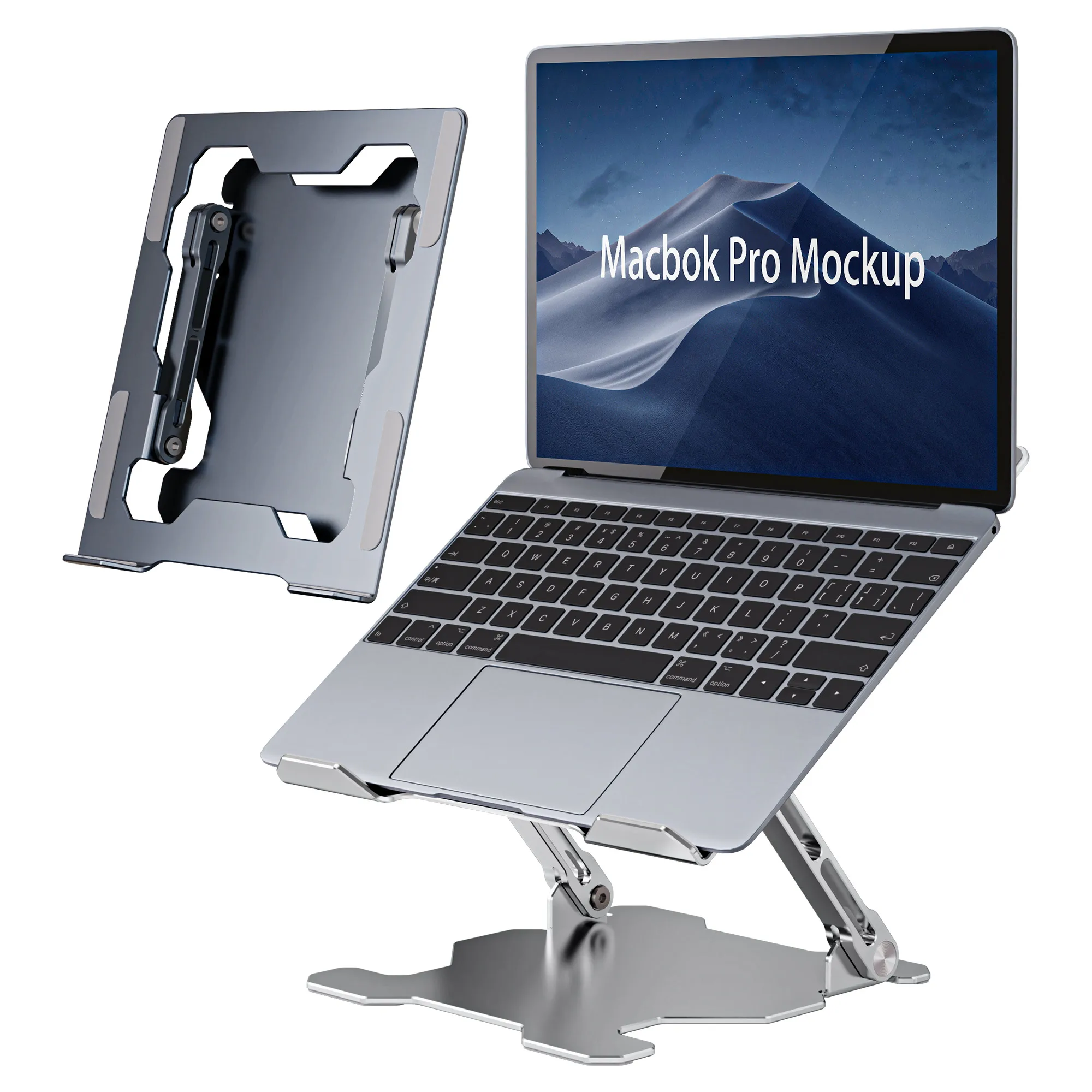 Universal Notebook Adjustable Vertical Laptop Stand Foldable Laptop Stand Adjustable Height Aluminium Vertical Laptop Stand
