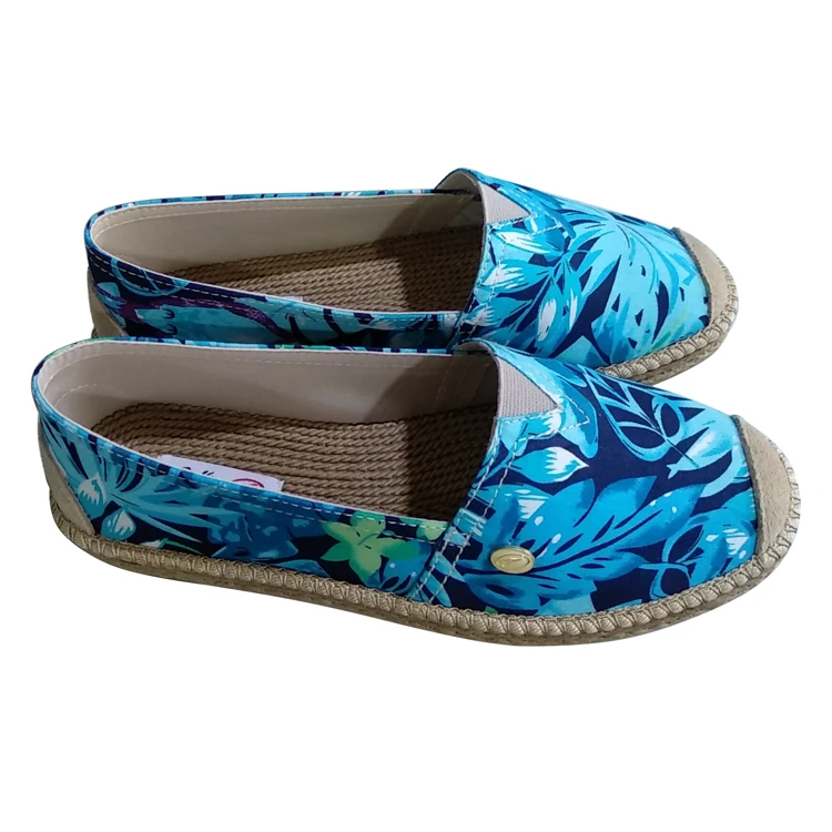 
Loafer Flat Upper New Design Hot On Wholesale Women Canvas Espadrilles Casual Shoes For Lady 