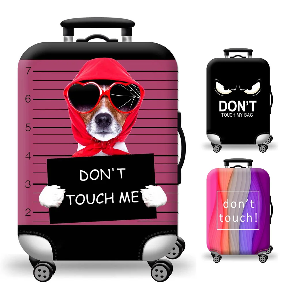 Wholesale 1000 More Designs She and He  Couple Travel Luggage Suitcase Protector Cover