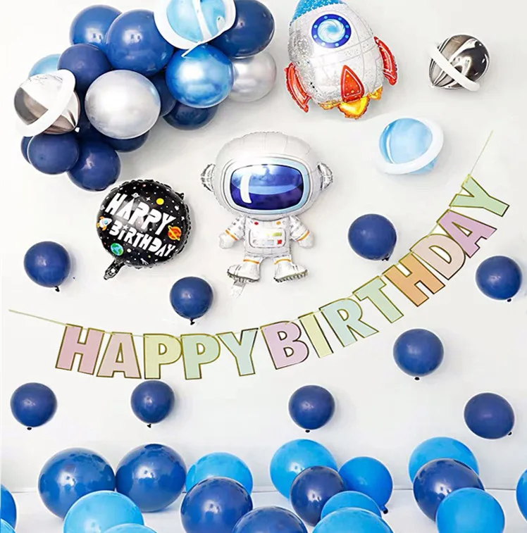 
Wholesale Hot Style Latex Foil Round Long Strip Birthday Balloons Suits For Baby Birthday Party Celebration Decoration Supplies 