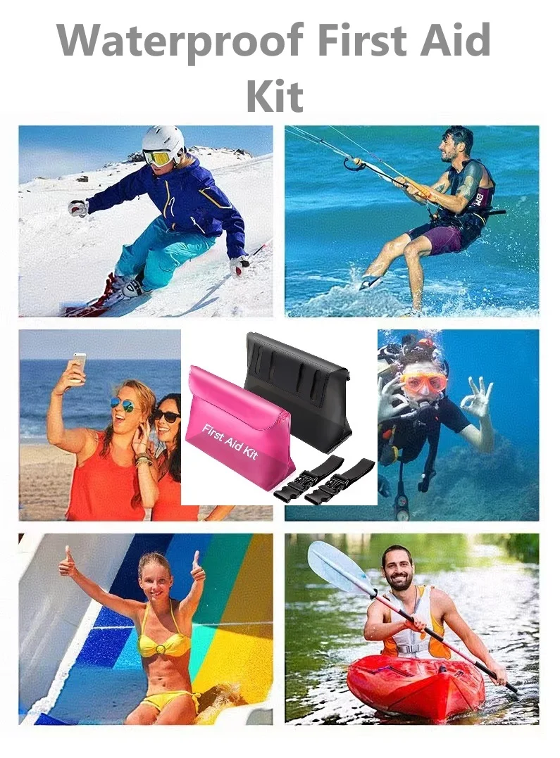 Professional factory Custom Logo Waterproof First Aid Kit bag for Fishing boat and Marine