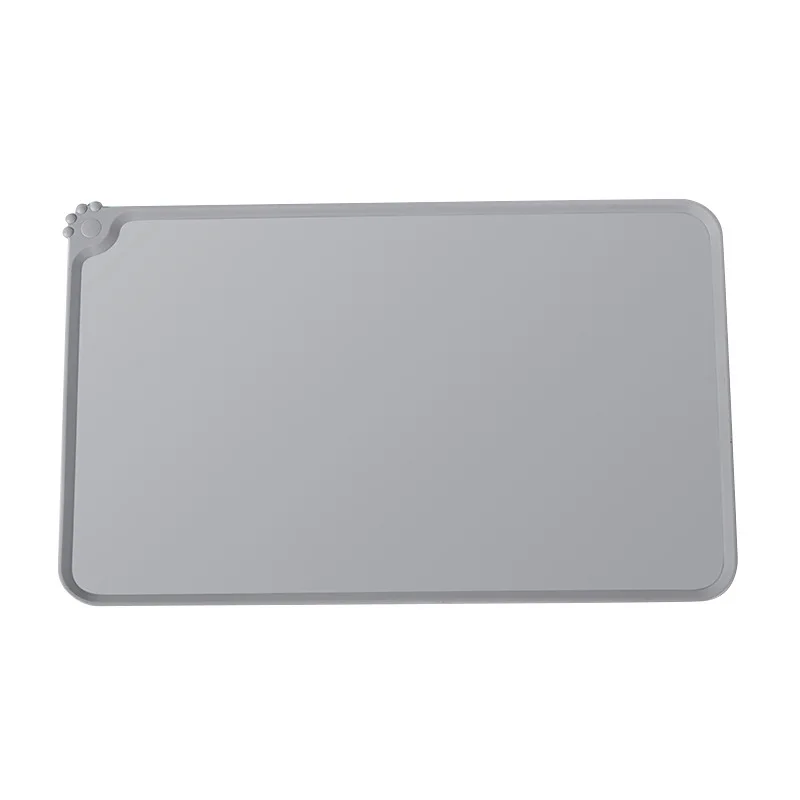 Food Grade Silicone Cat Dog Food Mat Waterproof Pet Feeding Placemat Non-Slip Dog Mat for Food and Water