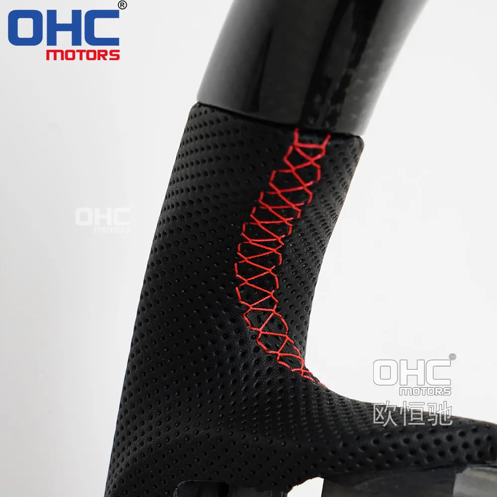 Factory Customized Steering Wheel For Ford Mustang Gt Gt500 2018 2019 2020 2021 2022 Couple Real Carbon Fiber Steering Wheel