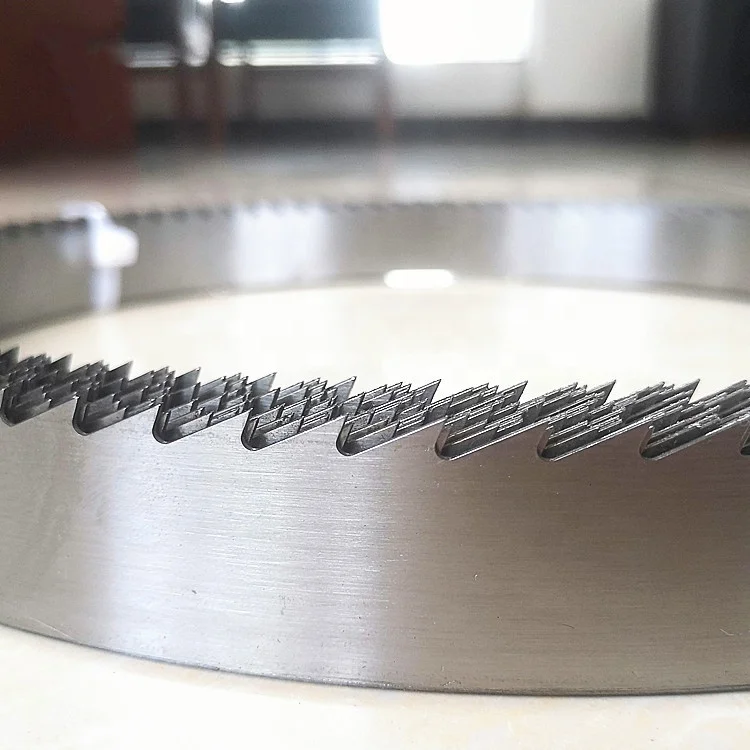 Band Saw Blade Imported Hard Tungsten Steel Woodworking Alloy for Hardwood Wood Machines White Wood Cutting Long Life