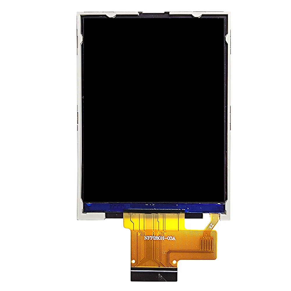 2.8 Inch 240x320 Resolution TFT Color Screen All View Direction MCU 16 bit Interface NFP280C-02A 30 Pins LCD Display Panel