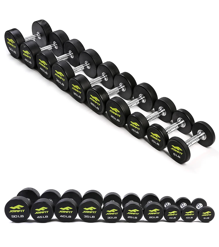 JOINFIT Adjustable Professional round Rubber Coated Dumbbell