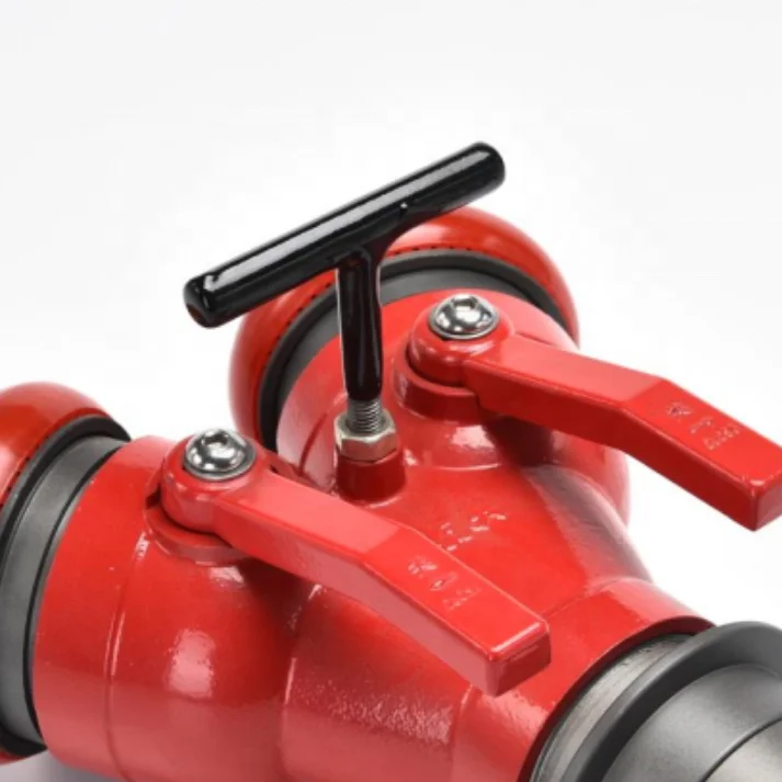 XHYXFire Aluminum Y Type Fire Hydrant Water Divider Mahcino Fire Department Connection Water Divider