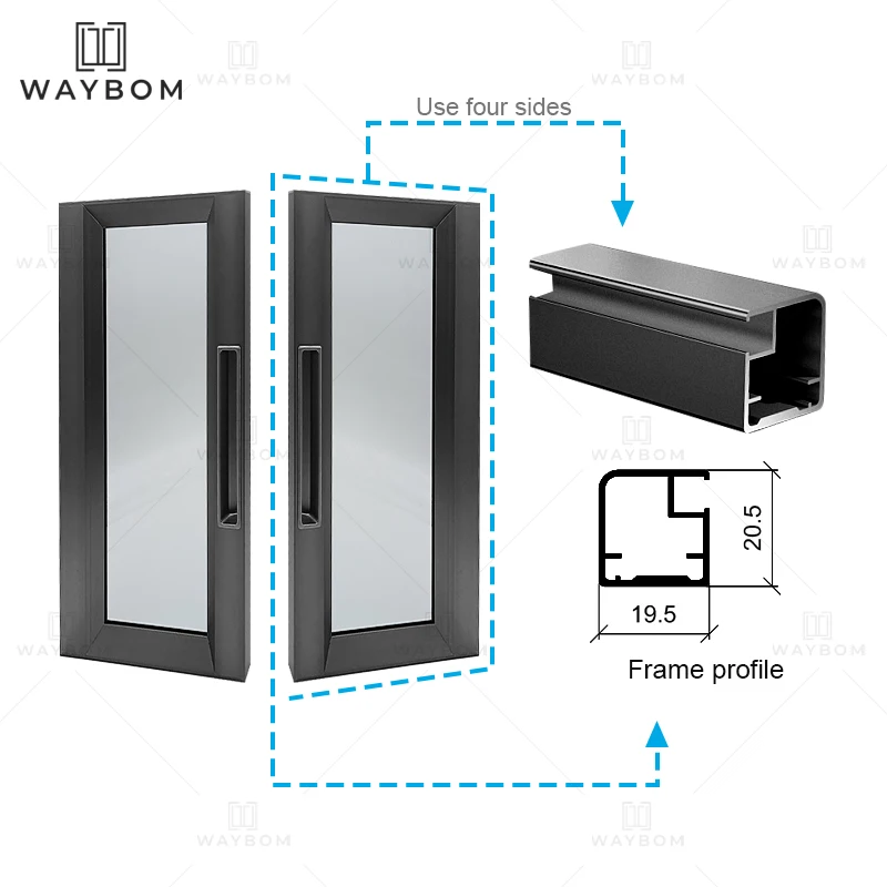 guangdong Wardrobe Handle Profile Gola Aluminium Kitchen Hidden Pull Cabinet Shelves Shower Section China manufacturers