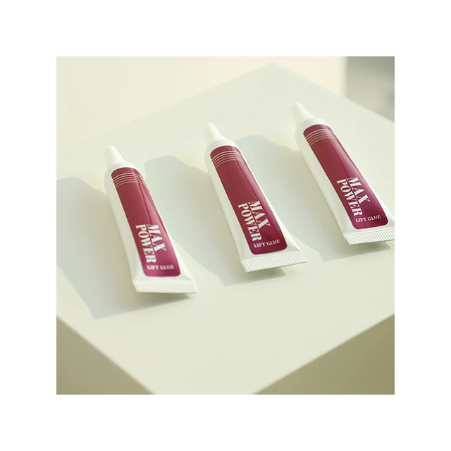 Korea Manufactured Eyelash Lifting Lamination Perm Glue - MAX Power Tube Type with OEM Private Label