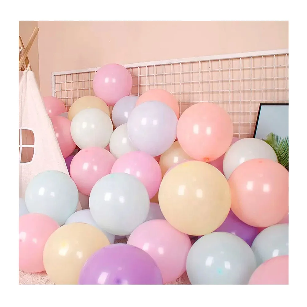 2024 High Quality Latex 5inch 10inch 12inch 18inch 36inch Birthday Party Decoration Macaron Pastel Balloons Different Size
