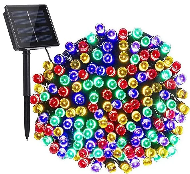 
200LED 72ft Solar Powered String Lights outdoor solar led light Decoration for Christmas Wedding Garden Party 