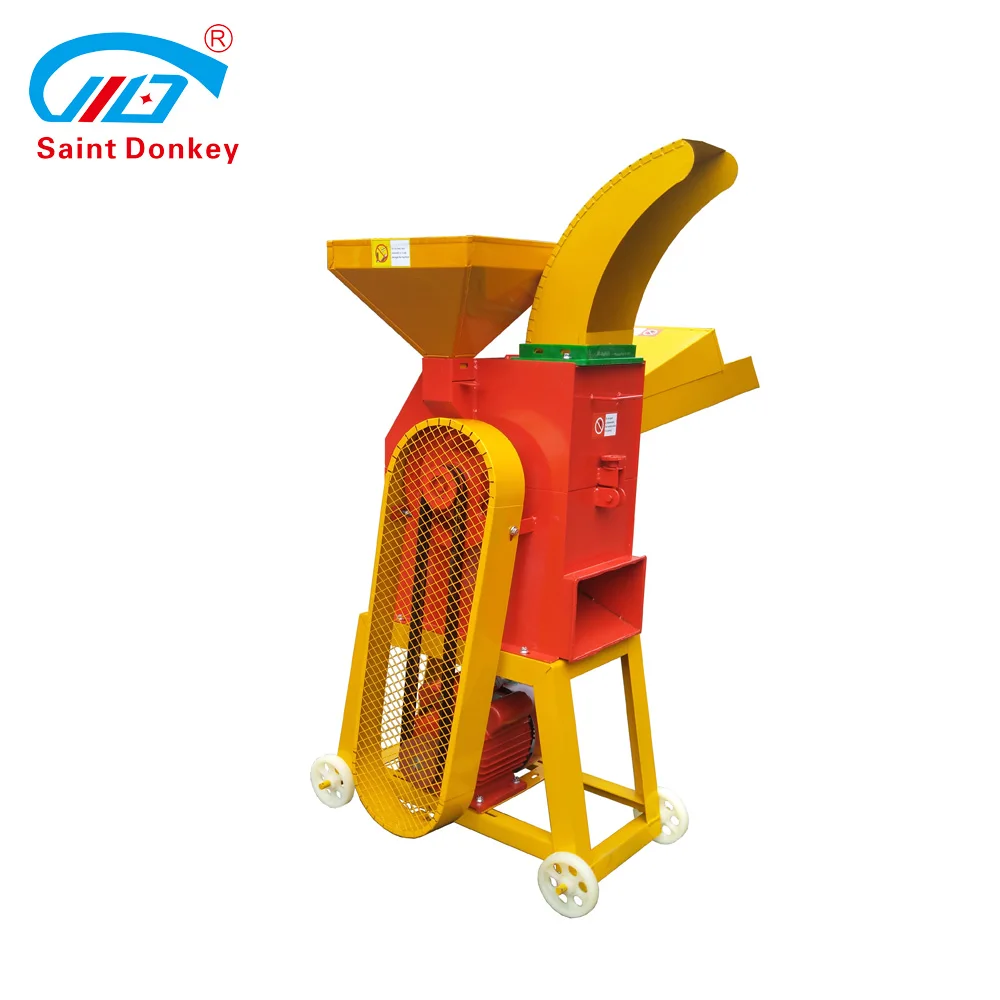 Agriculture Machinery Equipment Feed Processing Machines Mini Chaff Cutter Machine Price manufacturer green fodder cutter