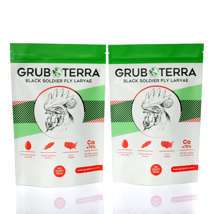 Custom Resealable Flat Bottom Cat Dog Food Feed Pouch Eco Friendly Plastic Travel Recyclable Pet Food Packaging Bag