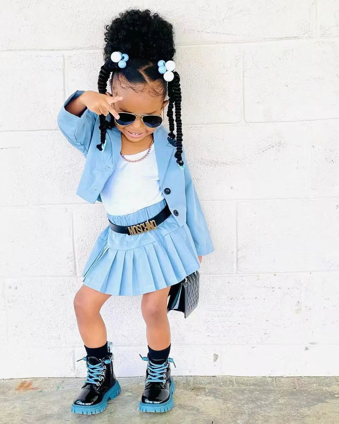 Conyson 2023 New Fashion Casual Summer Hot Selling Suit Kids Skirt Set Kids Back to School Two-Piece Skirt Girls Clothes Set