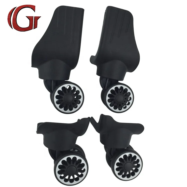 Luggage  accessory Trolley double Rotative Wheels For Bag and suitcase Fitting
