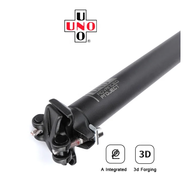 Uno Bike Alloy 400mm Seat Post Hot Selling Bike Seat Post 25.4/27.2/28.6/30.9/31.6mm Seat Post