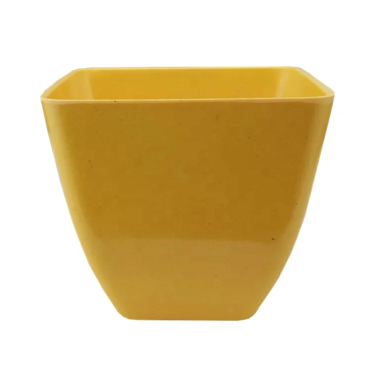 China supplier houseware plant flower pots wholesale ,eco bamboo fiber flower plant pot