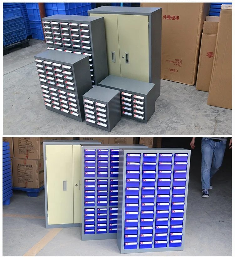 Plastic Drawer Parts Cabinet 75 Drawer Storage Electronic Component Drawers Storage Cabinet