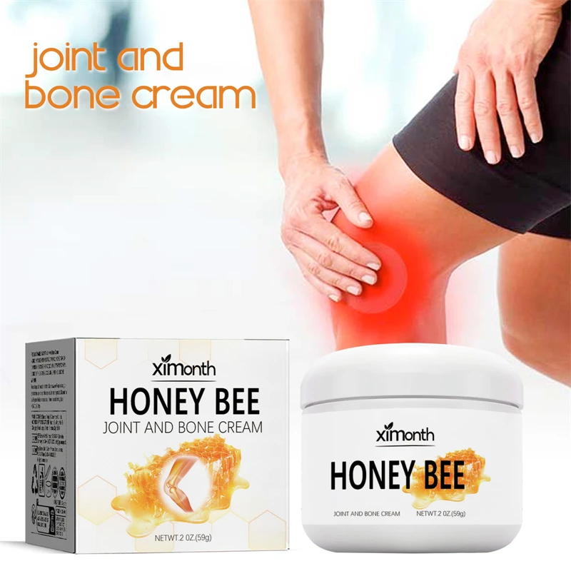 Ximonth 59g honey bee joint bone cream kee shoulder lumbar discomfort relieving pain soothing cream