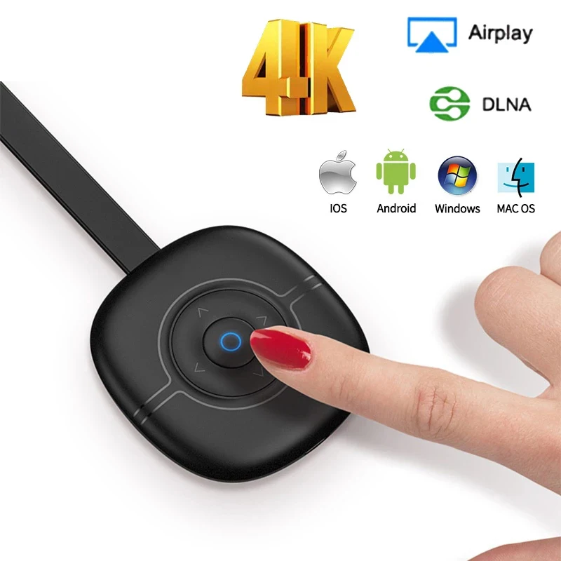 To Tv 5g 4k cavo Mirroring Wifi Wireless adattatore Hdmi Dongle Display 1080p for Iphone  android Samsung occhiali Chromecast