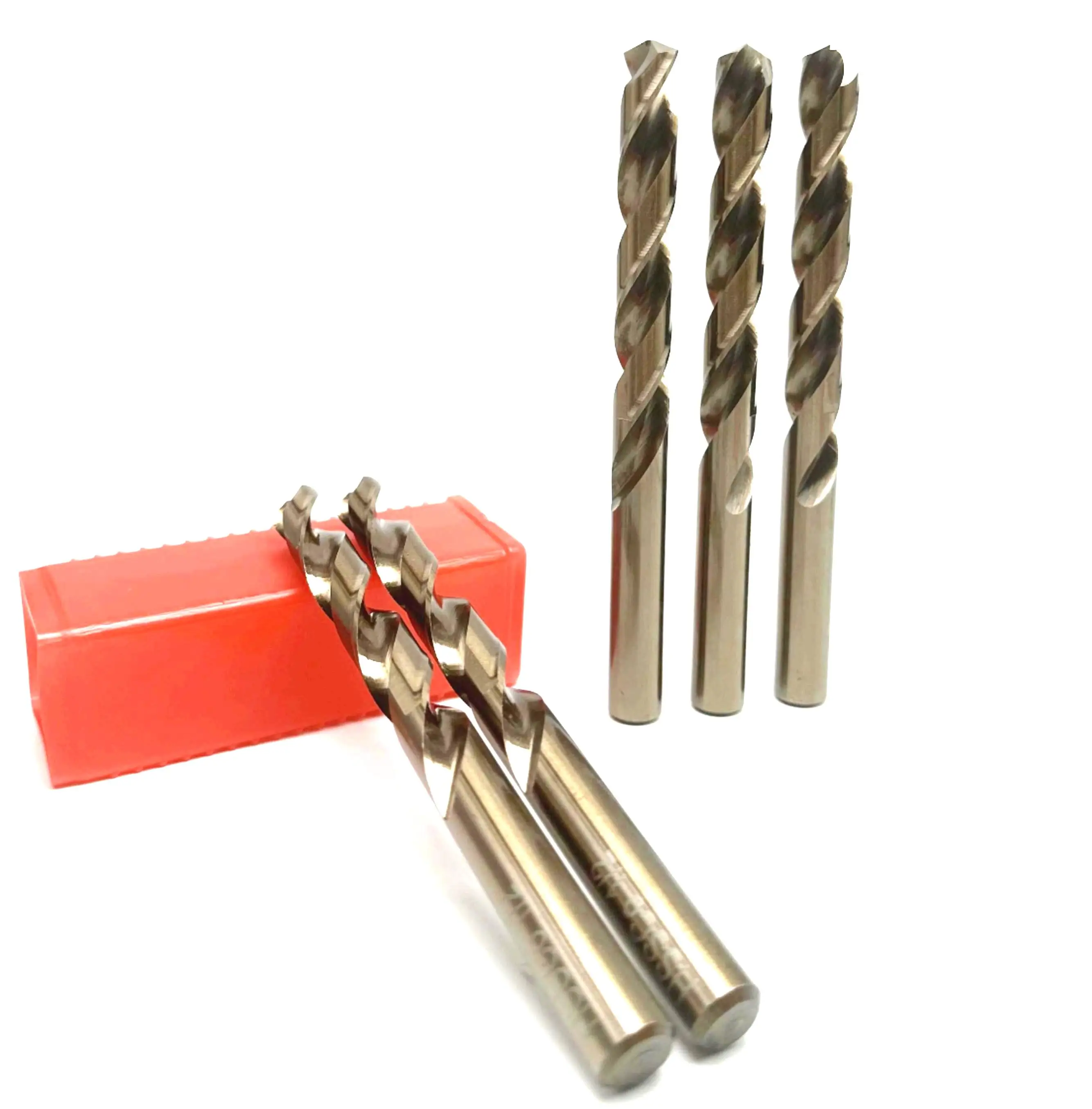 Drill Bits BOMI BMF-00 hot sale DIN338 HSS M35 M2 Cobalt Straight Shank Twist Drill Bit for hard Stainless Steel