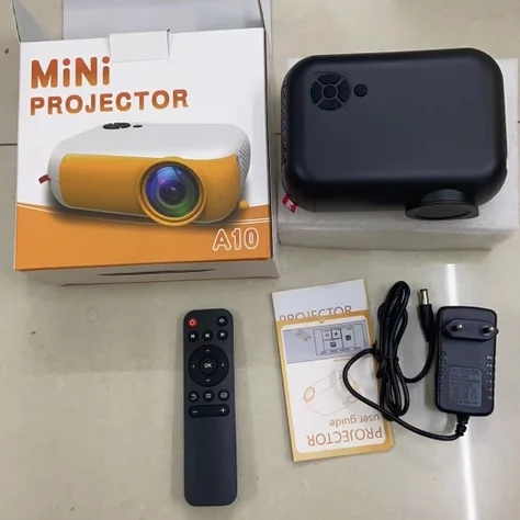 Home Theater  LCD Projector 1080p Full H-D Video Projector Home Cinema Smart Phone Projector