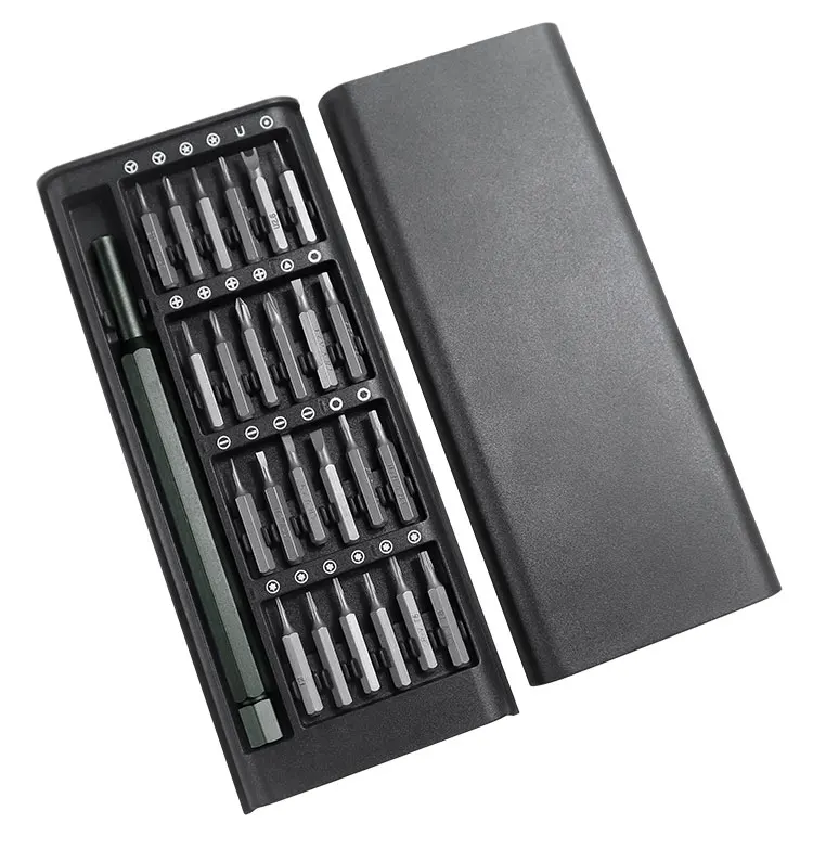 Cell Phone Pocket Precision Screwdriver Set Repair Tool Kit Multi Laptop PC 24 Bits for Iphone Samsung Xiaomi Plain OEM Head Box
