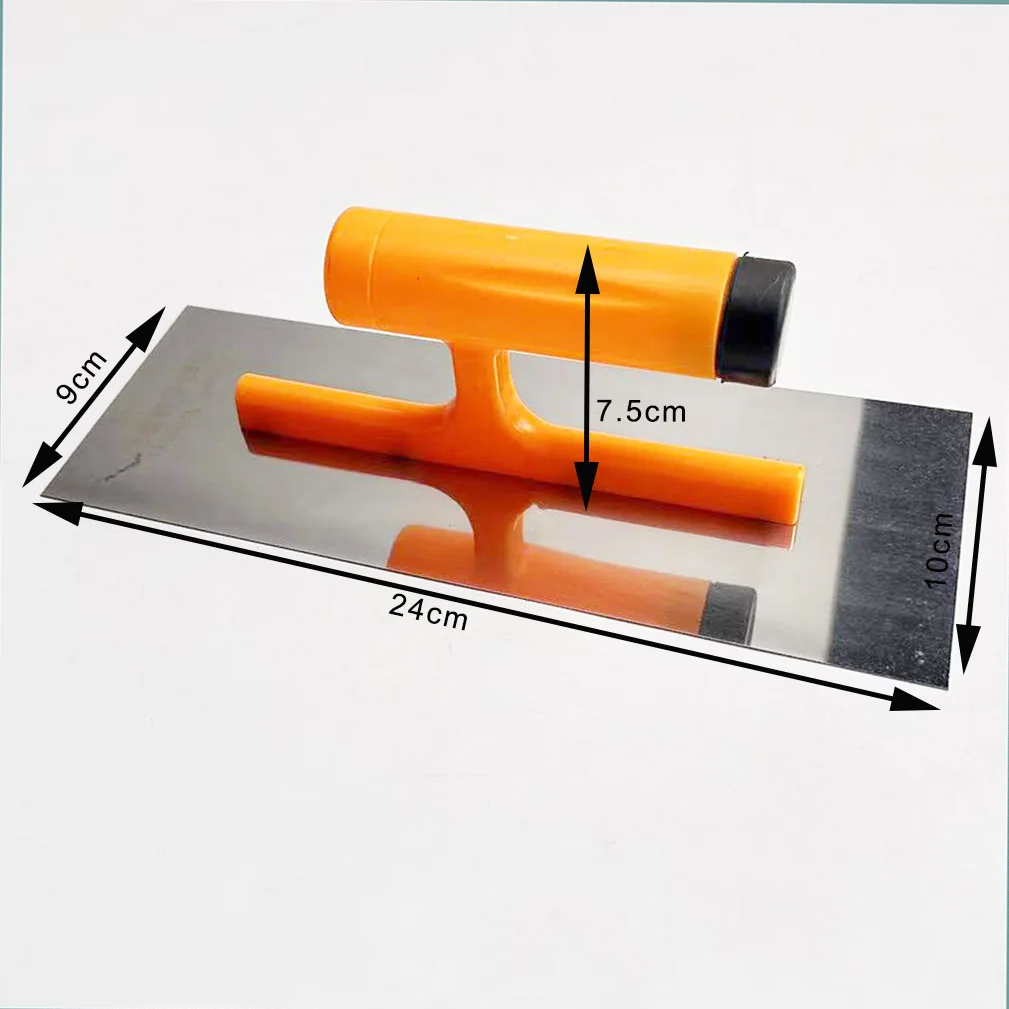 Masonry Construction Hand Tools Concrete Cement Drywall Plastering Tile Stainless Steel Flat Finishing Trowel