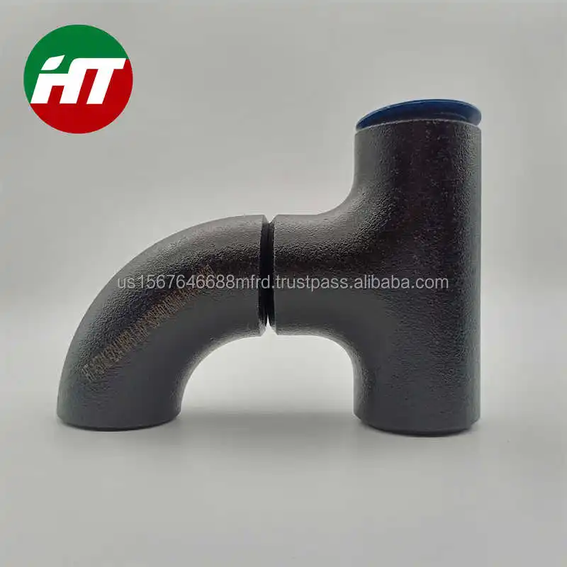 Фитинг трубный из углеродистой стали ASME B16.9 Sch160 ASTM A234 WPB: тройник-редуктор отвод 45/90 градусов черный 3D изгиб 4 дюйма 1/2