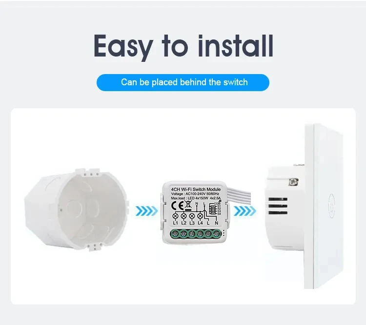 1/2/3/4 Gang Tuya Wifi Zigbee умный свет беспроводной пульт дистанционного управления выключатель модуль реле домашний автоматический голос Alexa
