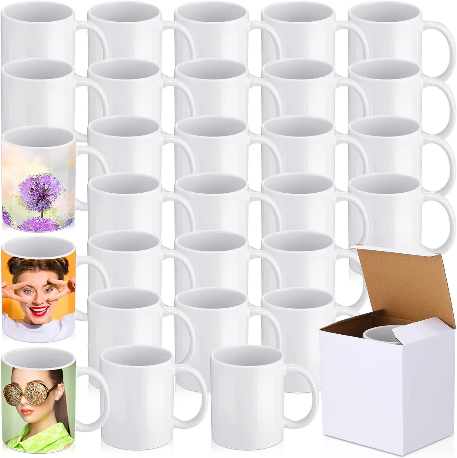 11 oz Wholesale Sublimation Blank White Ceramic Mug/ Coffee Mug For Advertising/Christmas/Wedding/Party