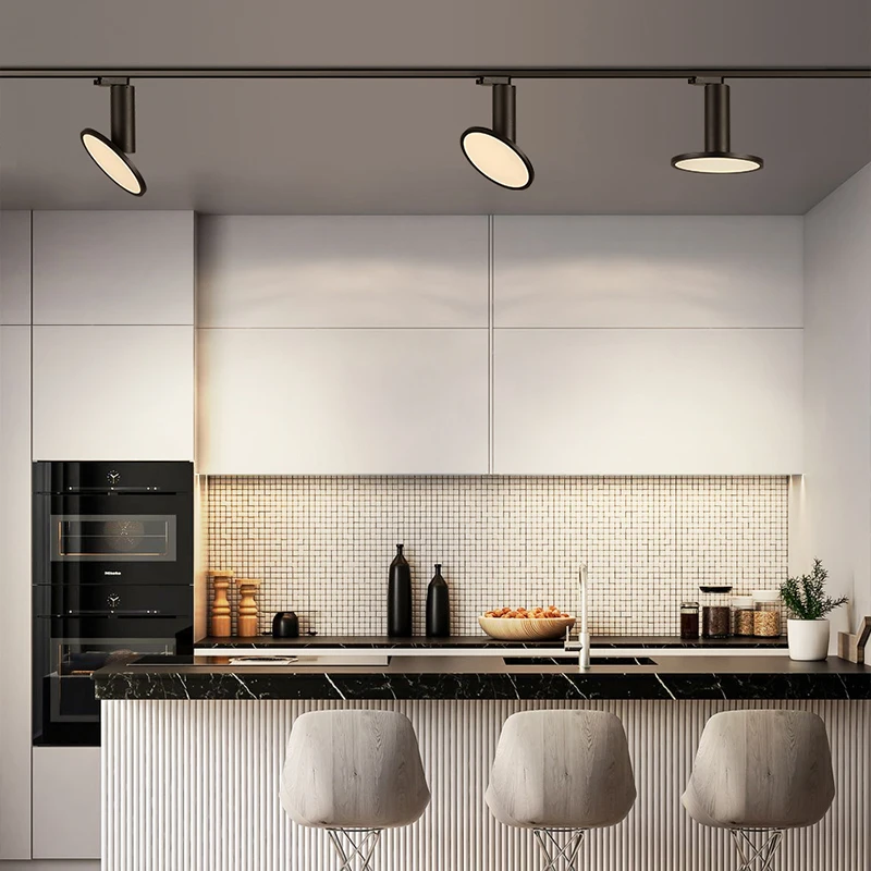 Indoor Decoration Aluminum Track Lamp Adjustable Beam Angle Shop LED Track Lamp