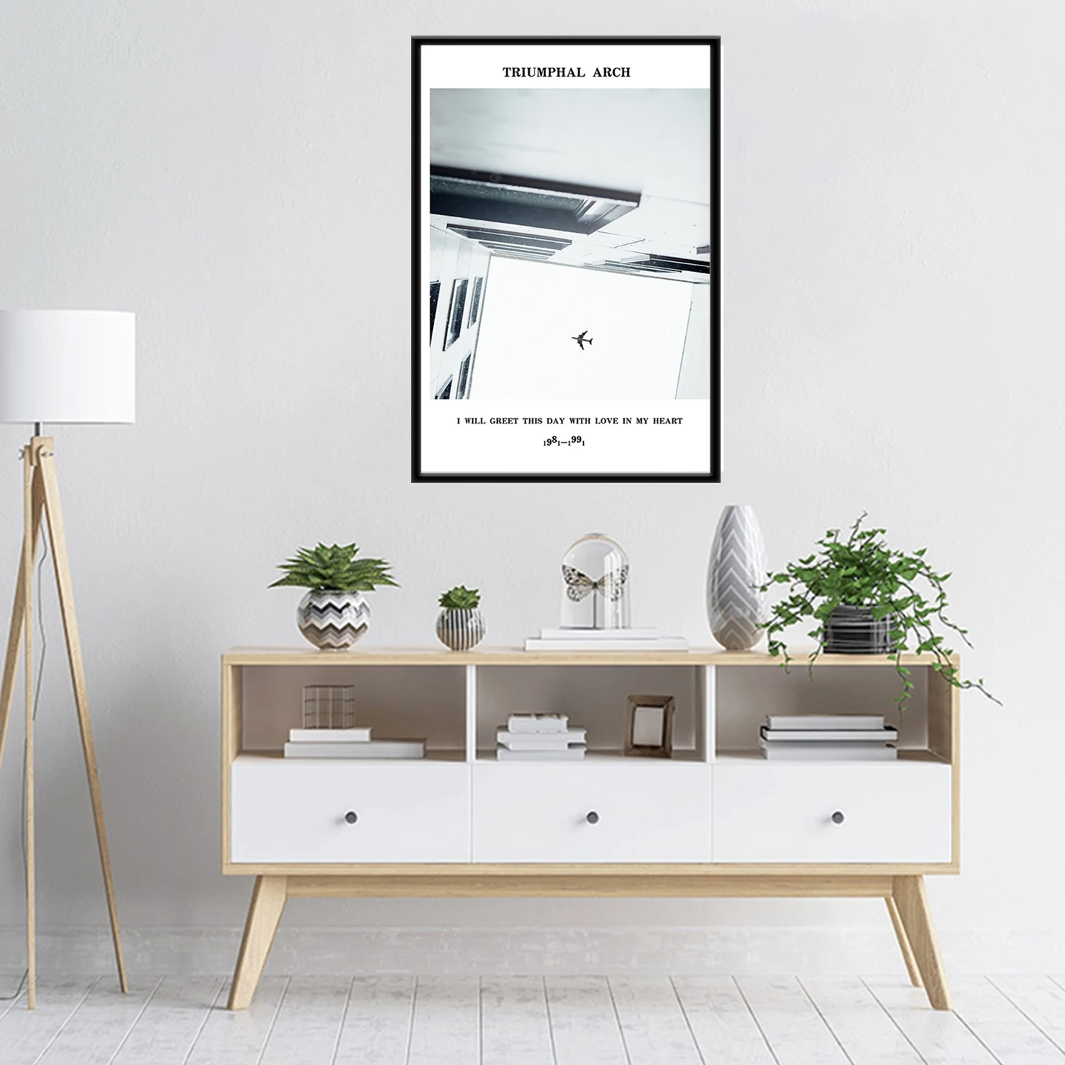 Framed Canvas Prints Wall Art Abstract Watercolor Pictures Paintings for Living Room Bedroom Home Decor tableau mural