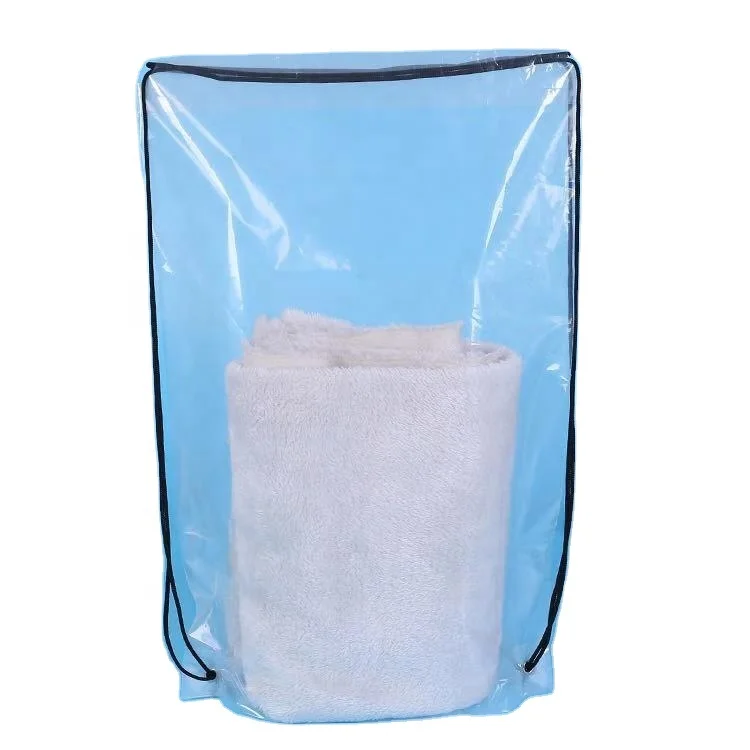 Bag Backpack Storage Drawstring Back Pack Wholesale Plastic with Draw String Plastic Underwear PE Screen Printing Shrink Bag