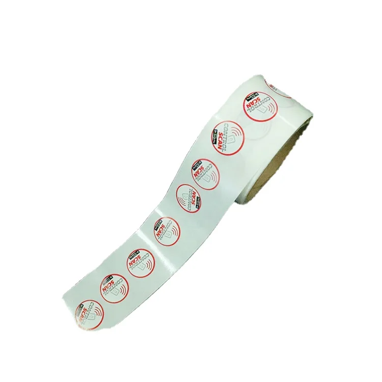 Inventory Tracking RFID Access Control Card HF Passive Wine Bottle Label Sticker Tag