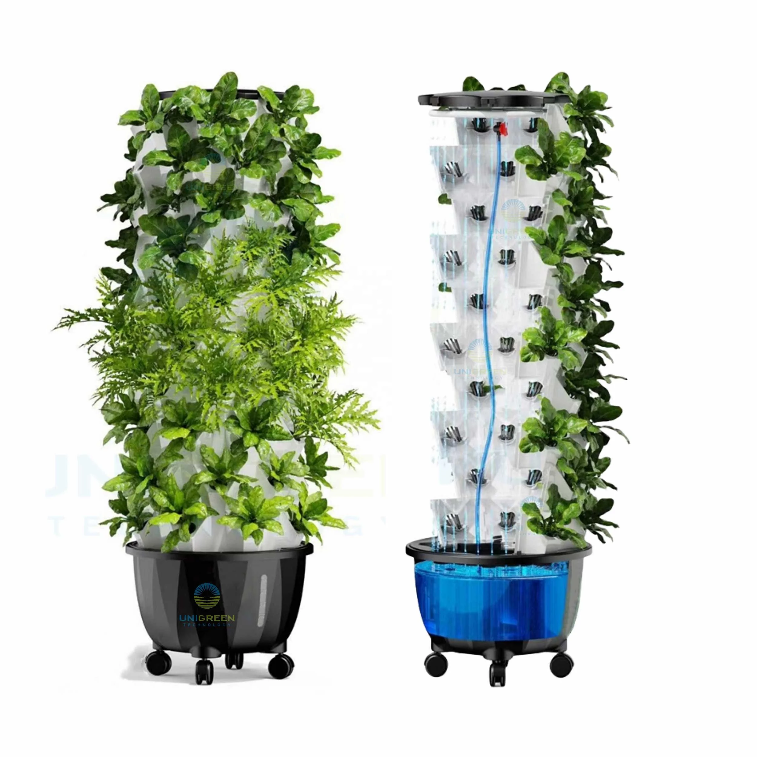 Vertical Food Grade ABS Hydroponics Garden Growing Tower Multi-layer Hydroponic Grow Tower System