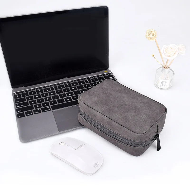 For airpods earphone mac mouse iphone usb cable power bank USB flash disk charger makeup jewelry organizer bag