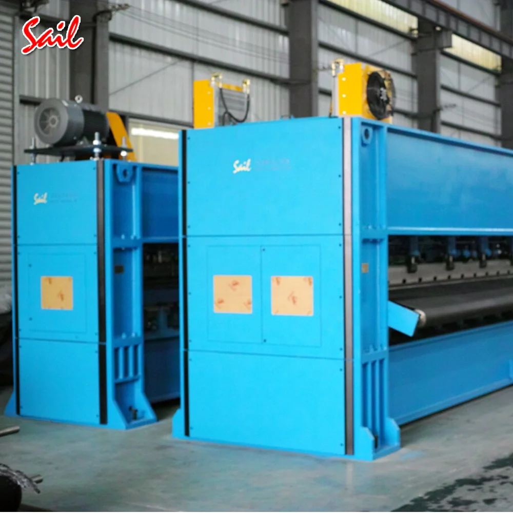 High capacity automated computer control needle punch geotextile nonwoven machine