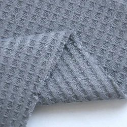 9207# 30%RAYON 70%POLYESTER ,KNITTED WAFFLE FABRIC FOR THE T-SHIRT AND VETS