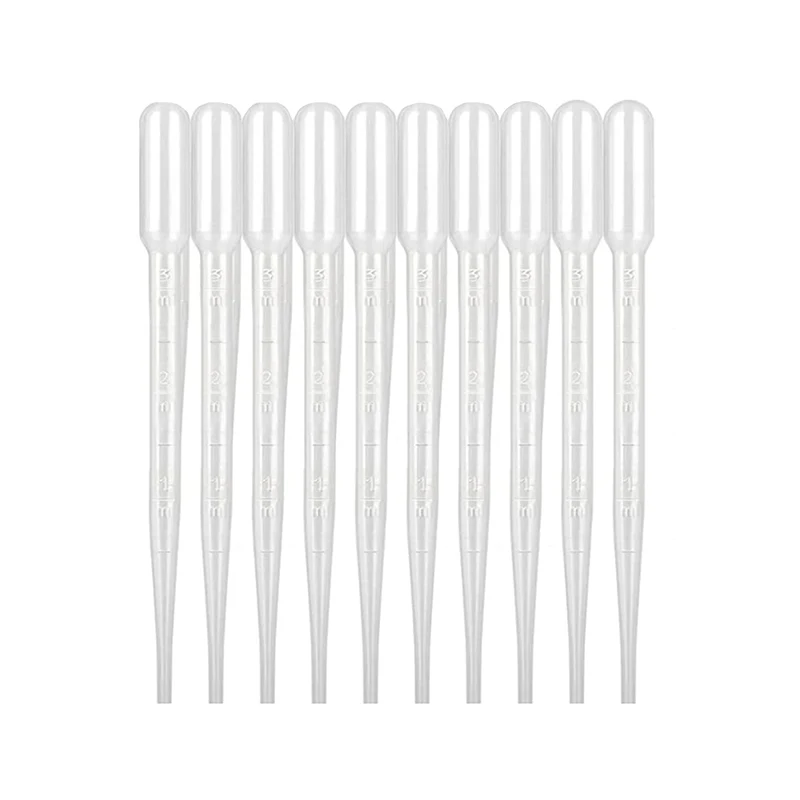 Laboratory disposable transparent plastic dropper transfer pipet pasteur micro pipettes