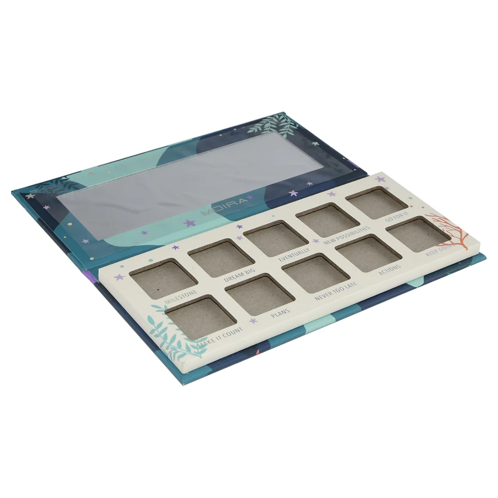Custom Magnetic Palette Empty Makeup Palette with Mirror for Eyeshadow for 10 Color Palette
