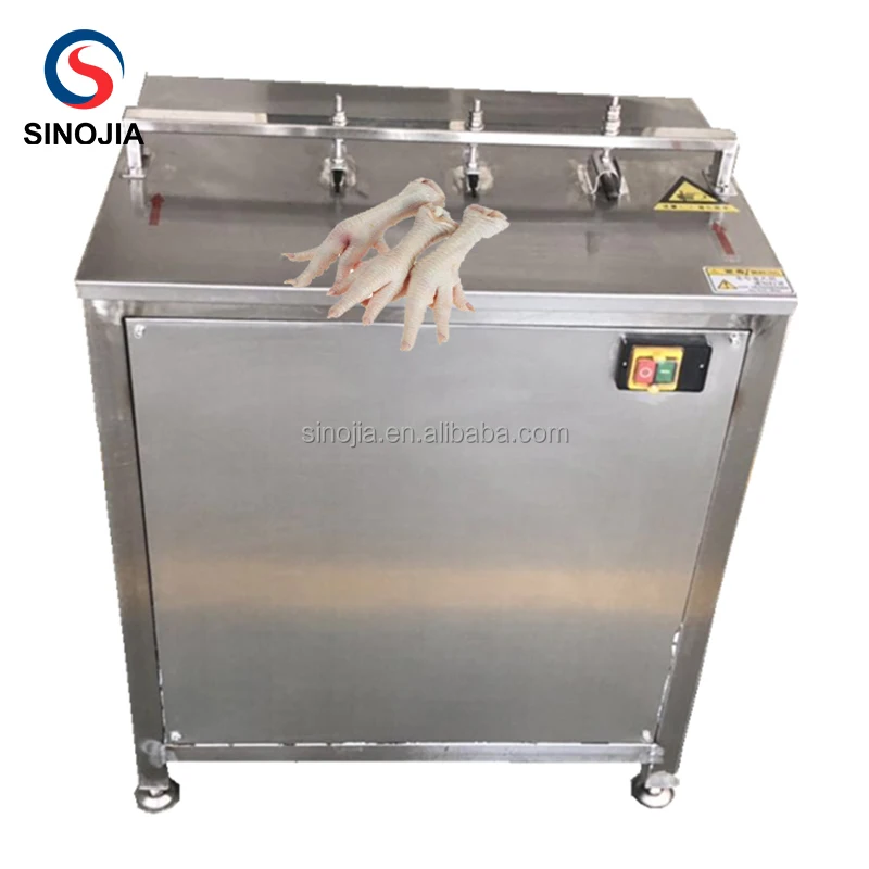 Industrial Use Chicken Feet Deboning Machine / Chicken Feet Cutter / Chicken Feet Slitting Machine