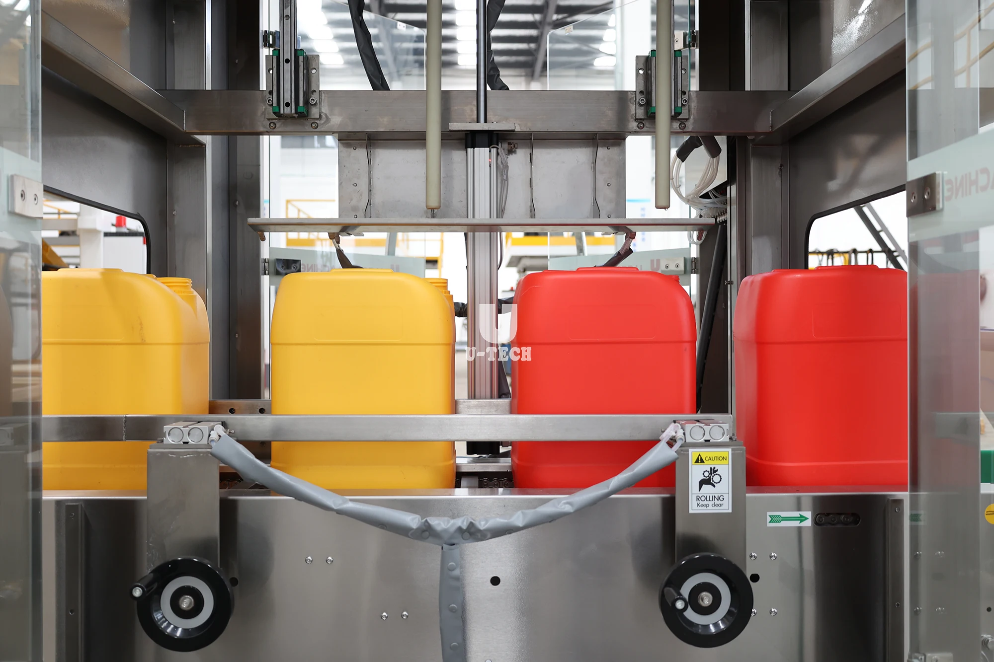 Anti-corrosion 20 25 liters drum can filling capping machine Auto nozzle Preservatives weighing Line