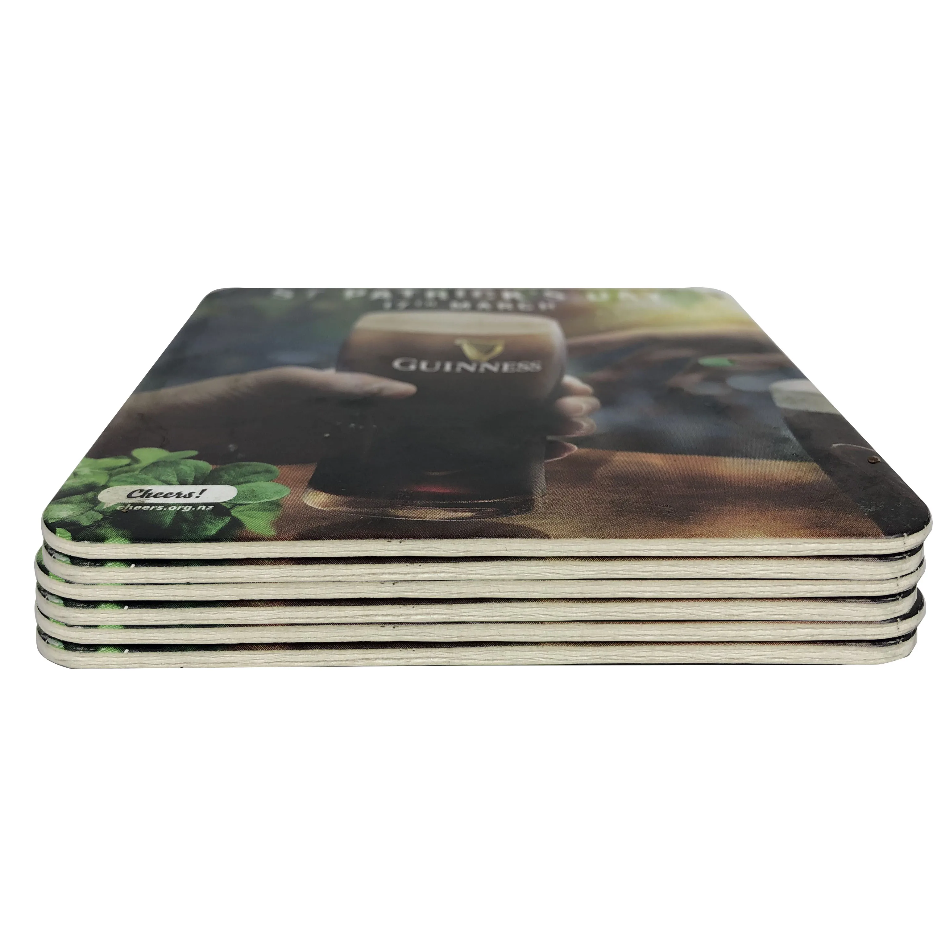 custom OEM cardboard beer mats disposable coaster beer coaster for bar ,hotel ,restaurant