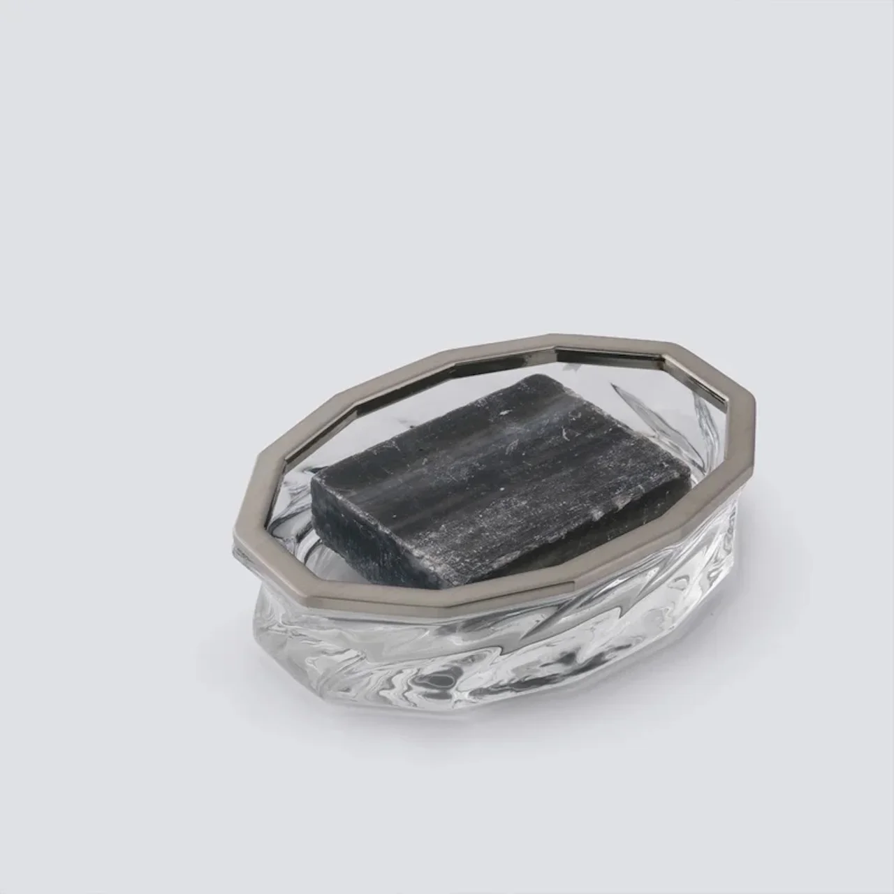 Luxury Modern Glass Bathroom Accessories Set for Home and Hotel Decor